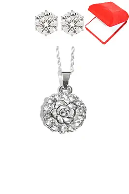 Coffret fleur Argent