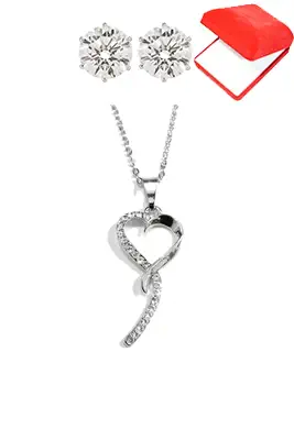 Coffret coeur Argent