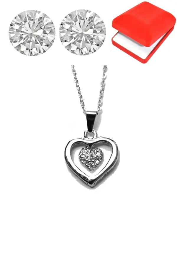 Coffret coeur Argent