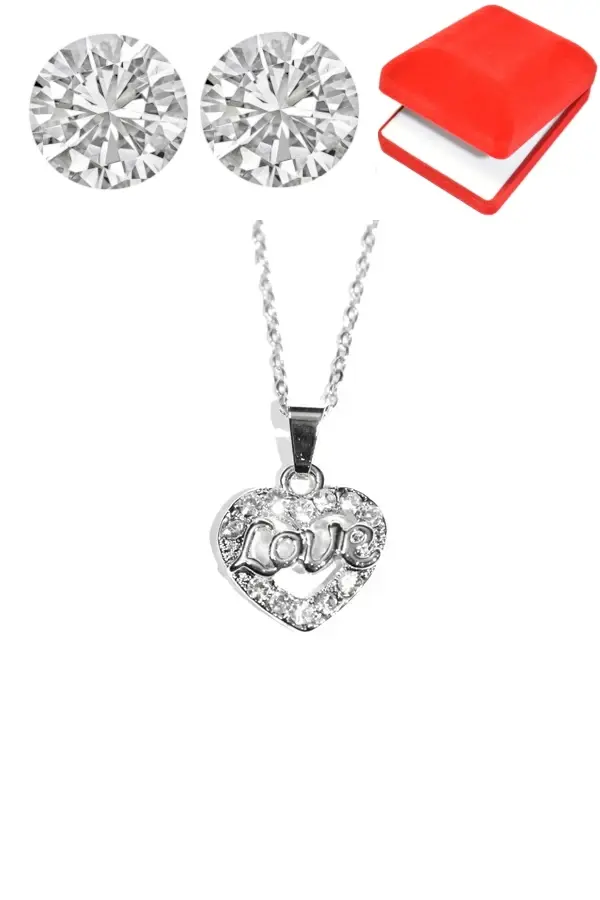 Coffret Coeur love Argent