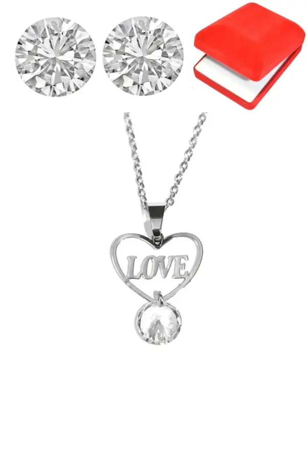 Coffret Coeur love Argent