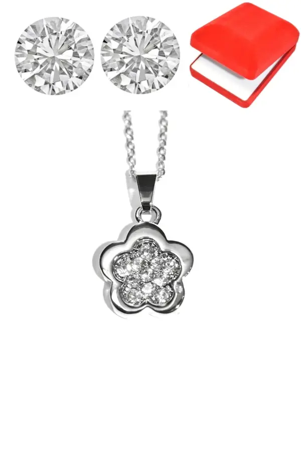 Coffret fleur Argent