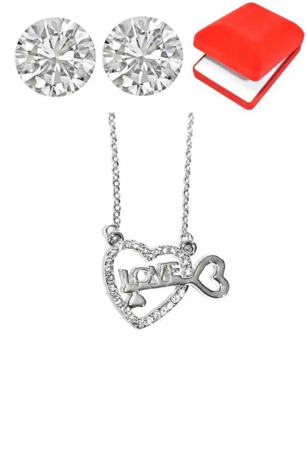 Coffret Coeur love Argent