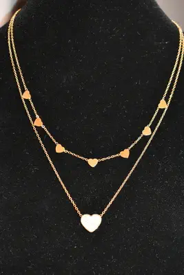 Collier Coeur Or