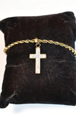 Bracelet croix Or