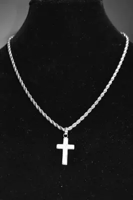 Collier croix Argent