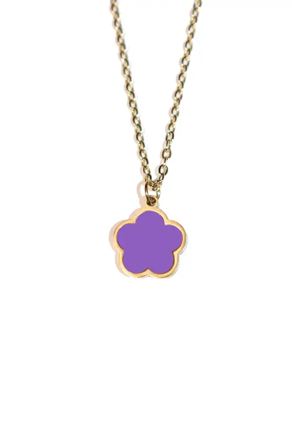 Pendentif Fleur Or