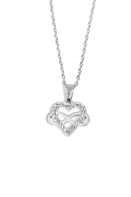 Pendentif Coeur infini Argent