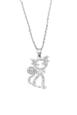 Pendentif chat Argent