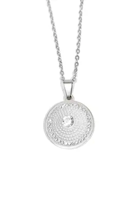 Pendentif cercle Argent