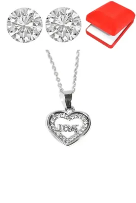 Coffret coeur love Argent