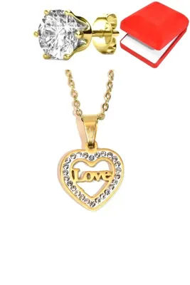 Coffret Coeur love Or