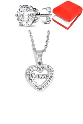 Coffret Coeur love Argent