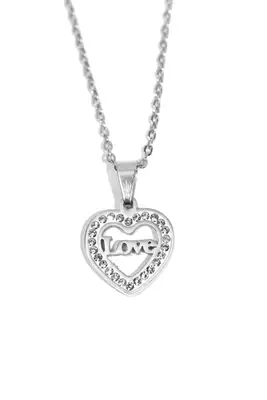 Pendentif Coeur love Argent