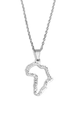 Pendentif Afrique Argent