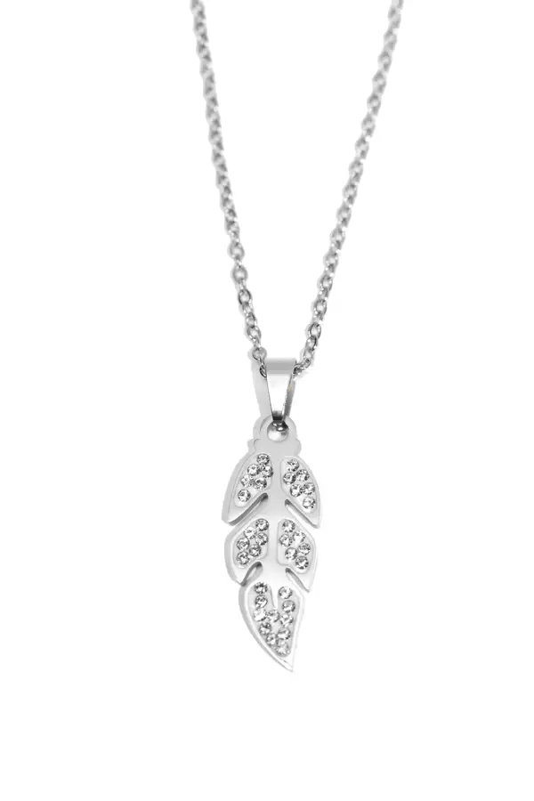 Collier palme Argent