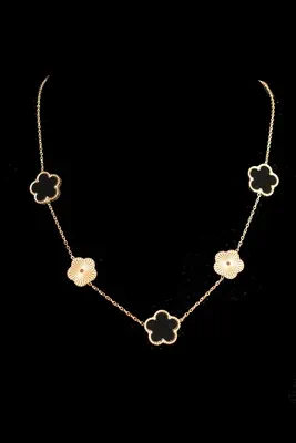 Collier fleur Or