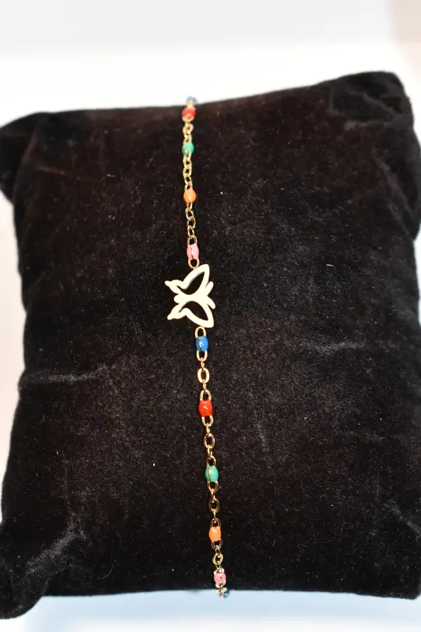 Bracelet papillon Or