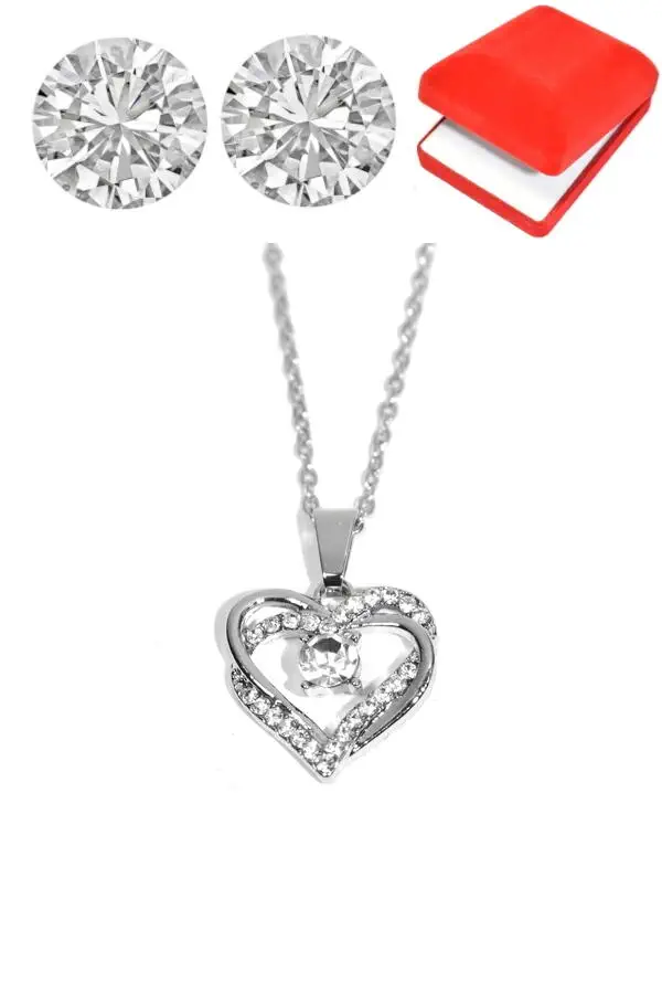 Coffret Coeur Argent