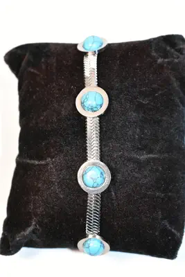 Bracelet turquoise Argent