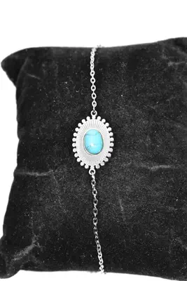 Bracelet turquoise Argent