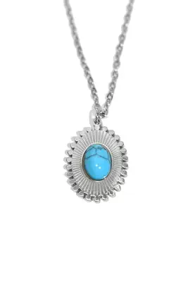 Pendentif turquoise Argent