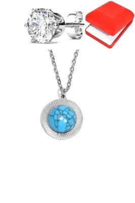 Coffret turquoise Argent