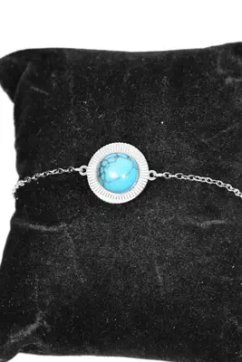 Bracelet turquoise Argent