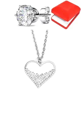 Coffret coeur Argent