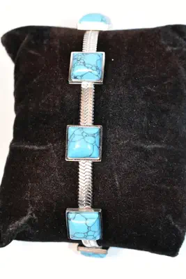 Bracelet turquoise Argent