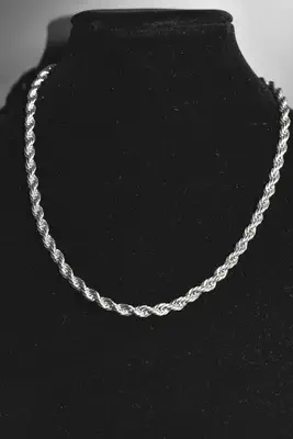 Collier torsade Argent