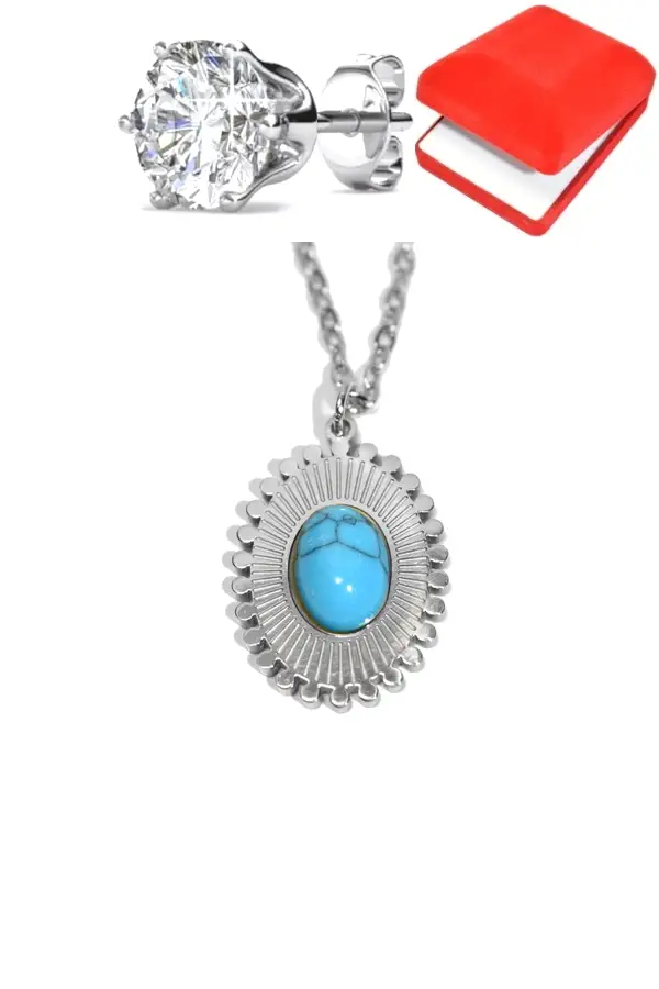 Coffret turquoise Argent