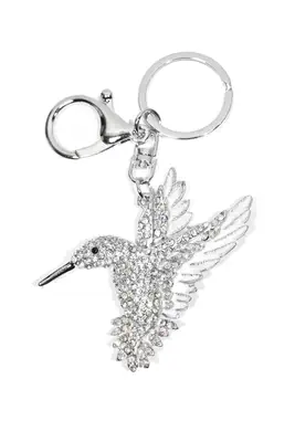 porte-cle oiseaux Argent