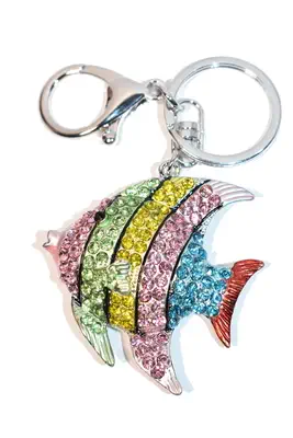 porte-cle poisson Argent