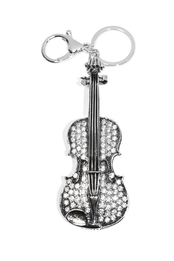 porte-cle violon multicolore