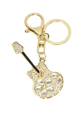 porte-cle guitare multicolore
