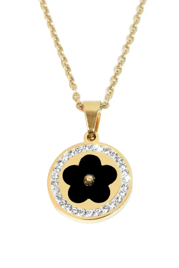 Pendentif fleur Or