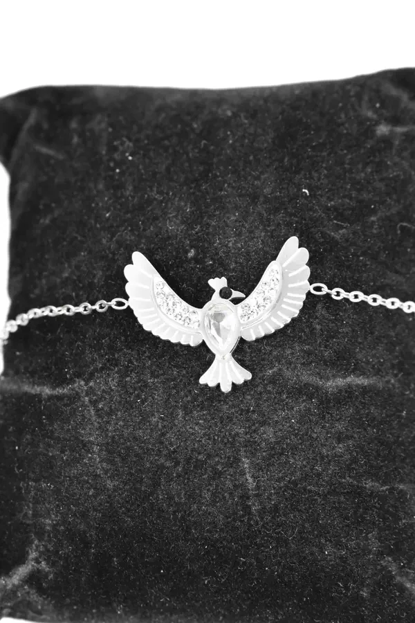 Bracelet phoenix Argent