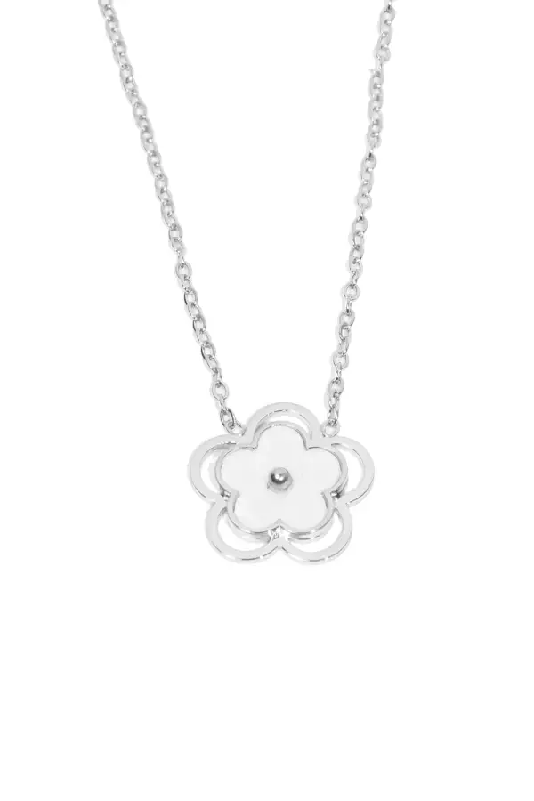 Pendentif fleur Argent