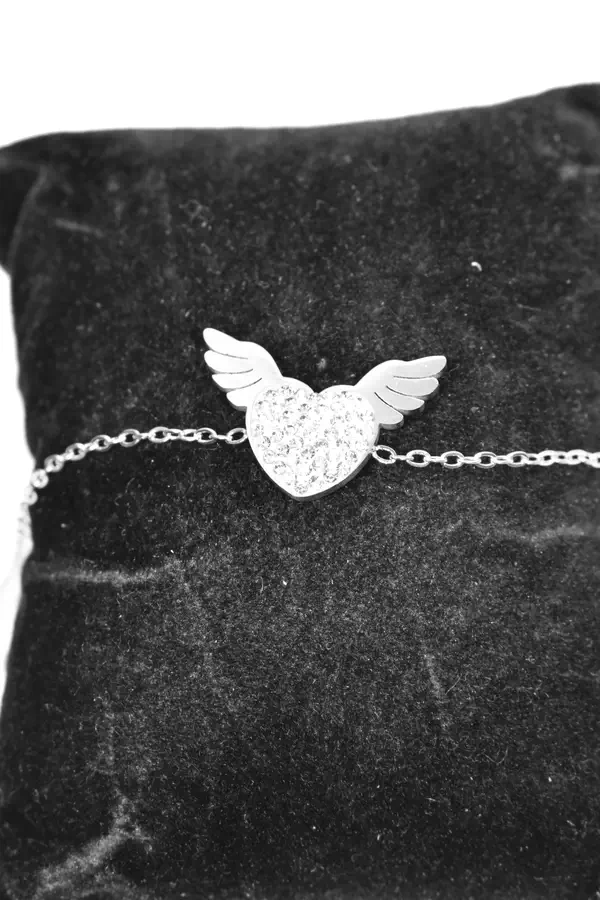 Bracelet coeur Argent