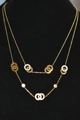 Collier infini Or