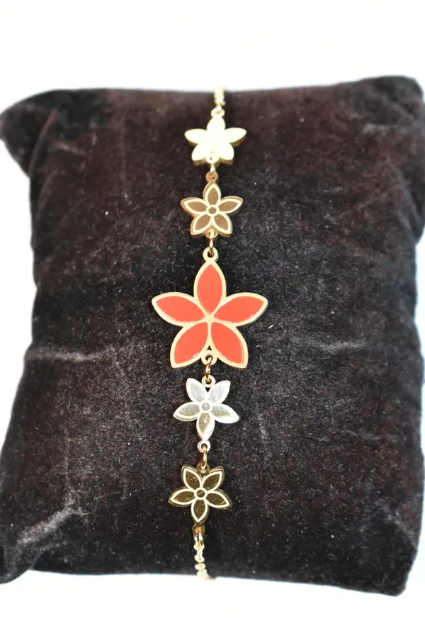 Bracelet fleur Or