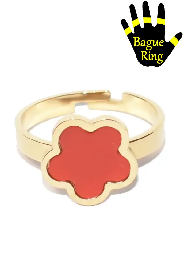 Bague fleur Or