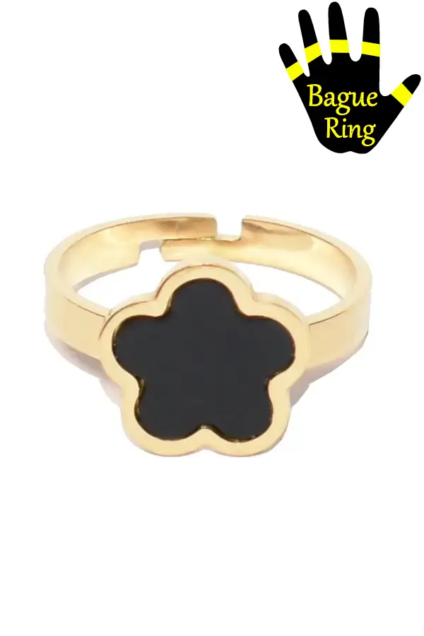 Bague fleur Or