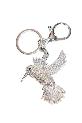 porte-cle oiseaux Argent