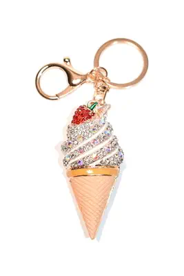 porte-cle glace Or