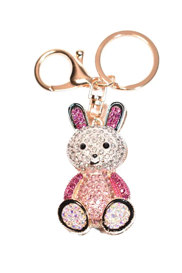 porte-cle lapin Or