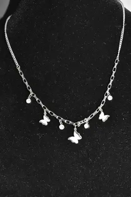 Collier papillon Argent