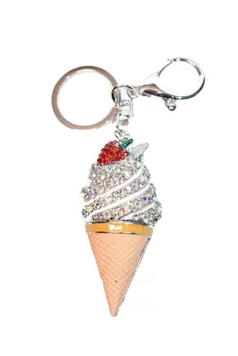 porte-cle glace Argent