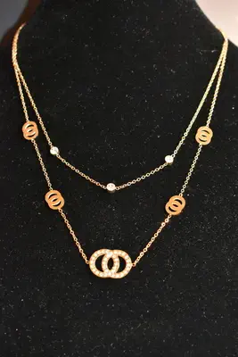 Collier infini Or